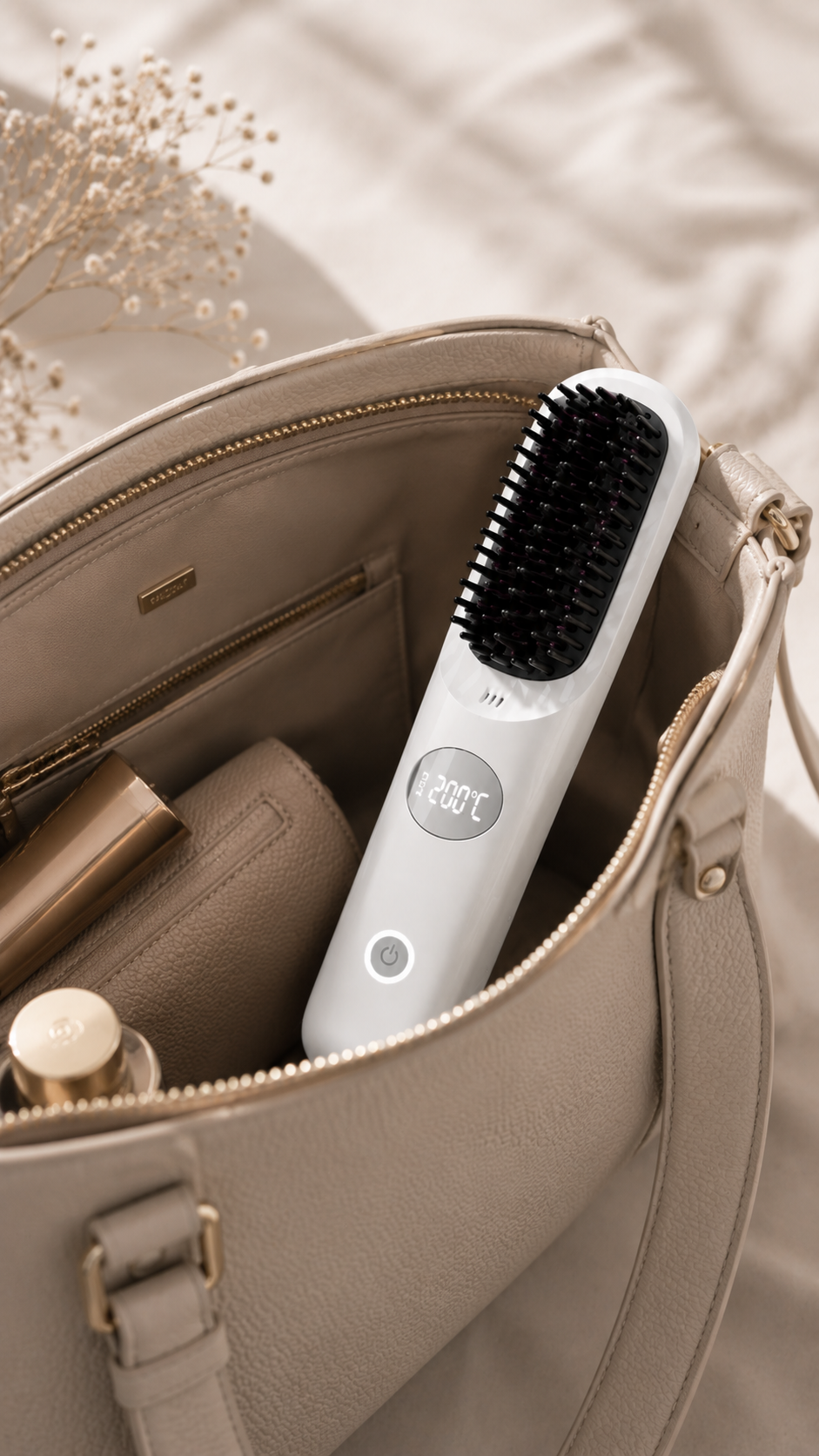 Current Co Cordless Hair Straightener Brush