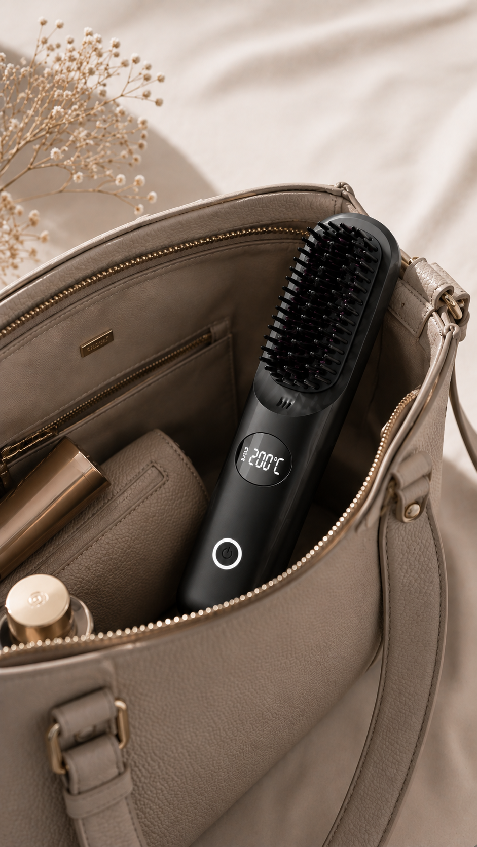 Current Co Cordless Hair Straightener Brush