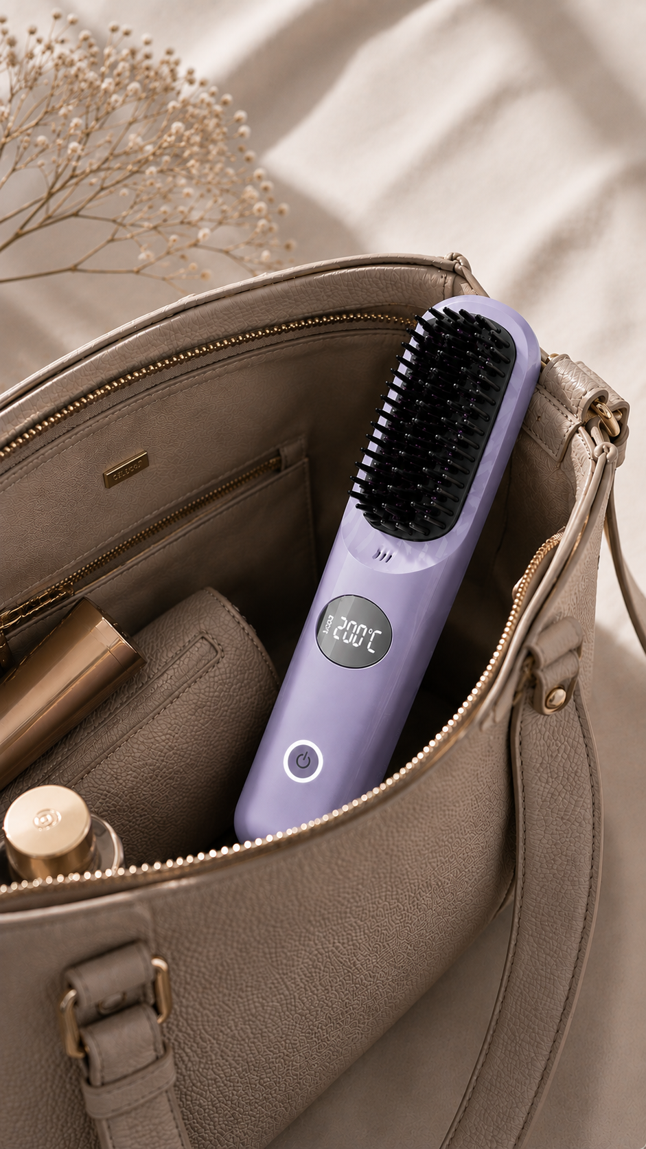 Current Co Cordless Hair Straightener Brush